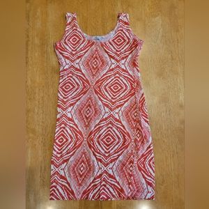 EUC Charlotte Russe printed red and white mini dress